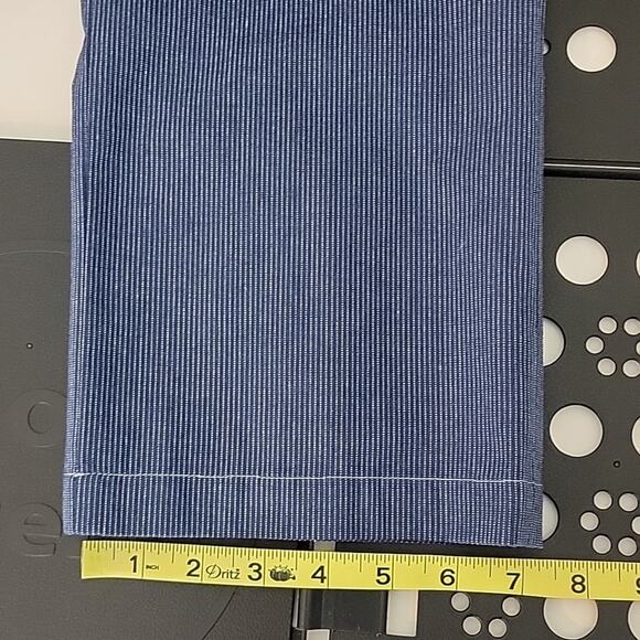 Max 'N Chester Jeffery B Indigo Fineline Blue Pinstripe Pants 36 RUNS SMALL - Picture 9 of 15